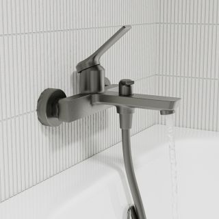 Смеситель для ванны IDDIS Паркер (Parker) PARGM00i02WA графит матовый