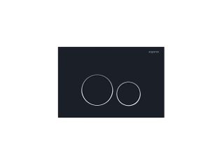 Кнопка смыва Aquatek Pneumo S PNS-0000015 пневматическое управление чёрный матовый Кнопка смыва Aquatek Pneumo S PNS-0000015 пневматическое управление чёрный матовый