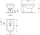 Биде напольное Kerama Marazzi Pompei PO.bidet.01 белый
