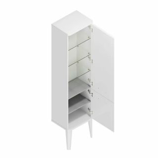 Пенал Kerama Marazzi Pompei PO.M.150\WHT 43 см белый Пенал Kerama Marazzi Pompei PO.M.150\WHT 43 см белый
