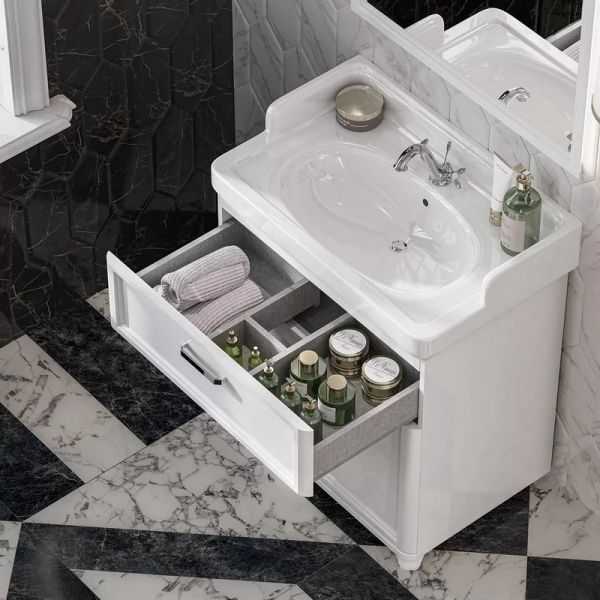 Тумба под раковину Kerama Marazzi Pompei PO.M.80.3\WHT 80 см белый Тумба под раковину Kerama Marazzi Pompei PO.M.80.3\WHT 80 см белый