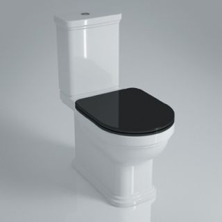 Kerama Marazzi Сиденье POMPEI PO.seat.01\BLK Soft close + Clip up черный