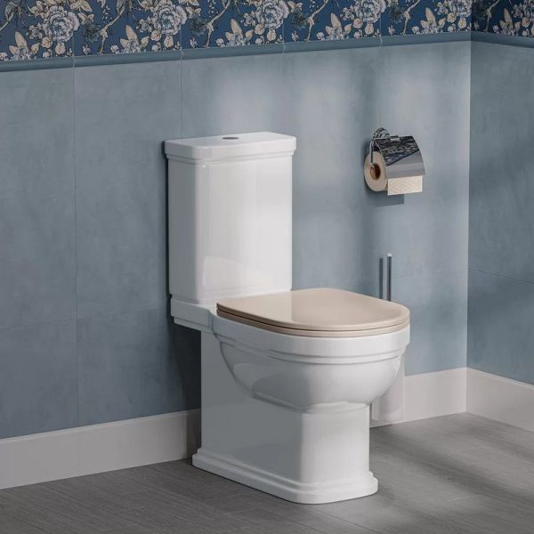 Сиденье для унитаза Kerama Marazzi Pompei PO.seat.01\CAM Soft close + Clip up бежевый Сиденье для унитаза Kerama Marazzi Pompei PO.seat.01\CAM Soft close + Clip up бежевый