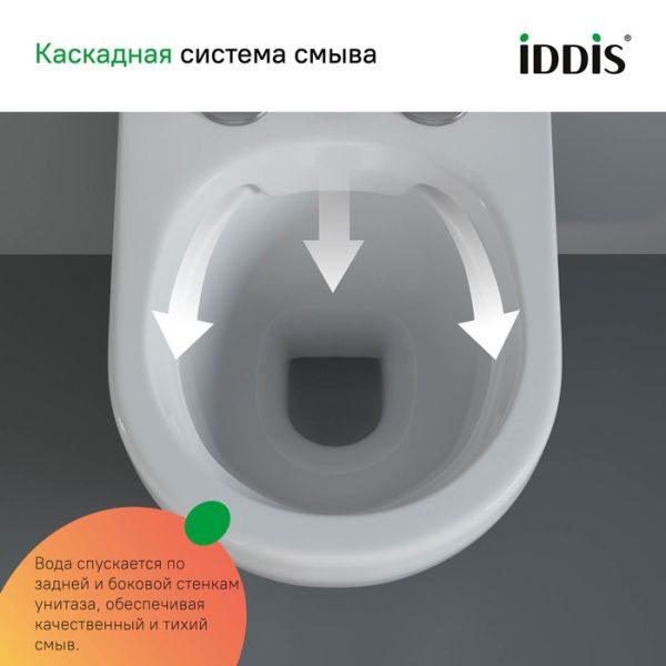 Комплект 3в1 IDDIS Basic BASB010i73 подвесной унитаз с инсталляцией и хромированной клавишей смыва Комплект 3в1 IDDIS Basic BASB010i73 подвесной унитаз с инсталляцией и хромированной клавишей смыва