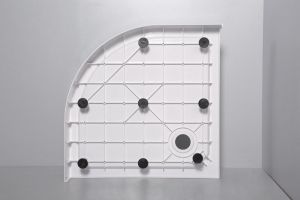 Поддон Cezares TRAY-SMC-R-80-550-150-W 800x800x150