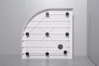 Поддон Cezares TRAY-SMC-R-80-550-150-W 800x800x150 Поддон Cezares TRAY-SMC-R-80-550-150-W 800x800x150