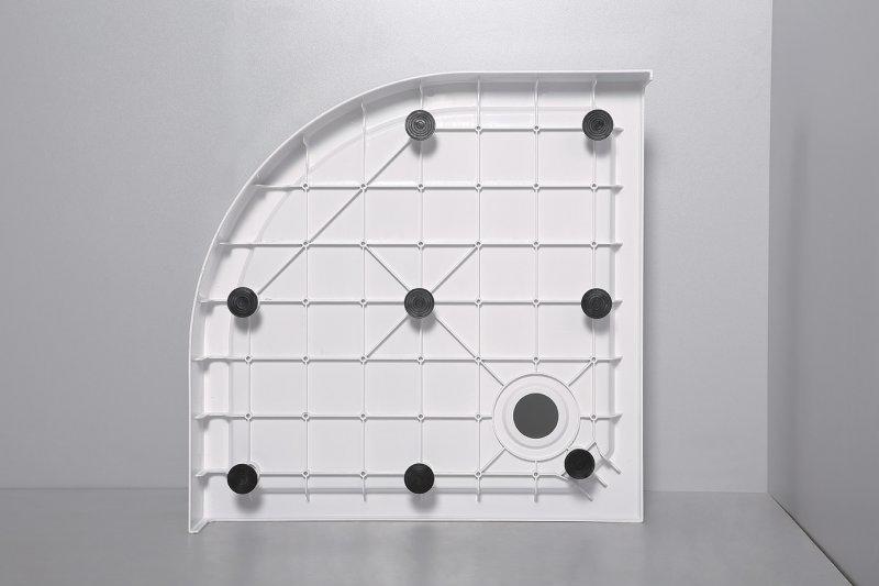 Поддон Cezares TRAY-SMC-R-80-550-150-W 800x800x150