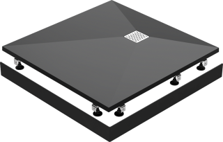 Экран Essentia ГРАФИТ 100x100 Экран Essentia ГРАФИТ 100x100