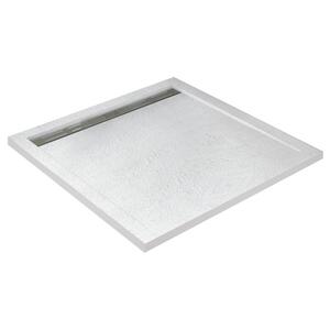 Поддон из искусственного мрамора белый CEZARES TRAY-AS-A-100-30-W