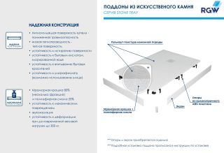 Душевой поддон RGW ST/R-Tr 16153099-11 90x90см терракот Душевой поддон RGW ST/R-Tr 16153099-11 90x90см терракот