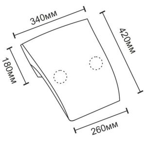 Подголовник для ванны Royal Bath серый X21-G