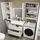 Тумба под раковину Style Line Марелла 80 Люкс Plus СС-00002410 белый матовый