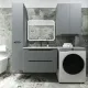 Тумба под раковину Style Line Марелла 80 Люкс Plus СС-00002412 серый матовый