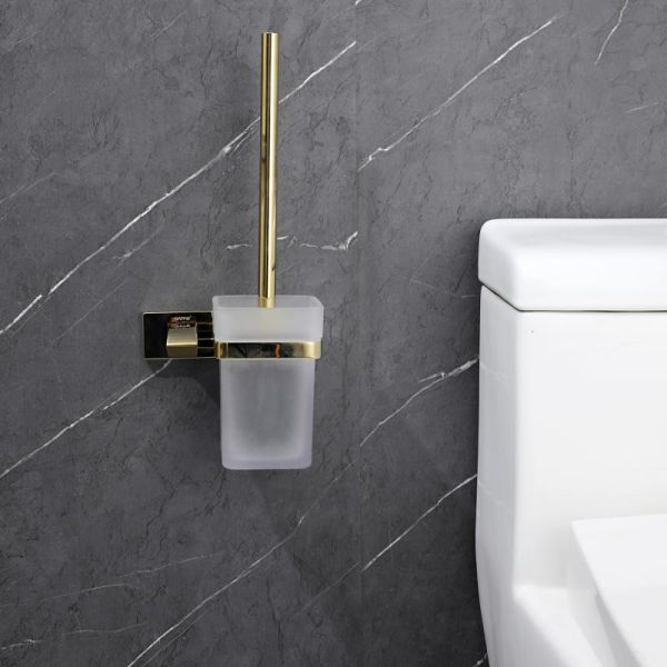 Настенный ёршик для унитаза Gappo G0710-3 золото