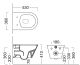 Унитаз Kerama Marazzi Plaza Modern PLMR.wc.02  подвесной, безободковый, без сиденья