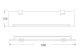 Полка стеклянная Rose RG1719 50см хром Полка стеклянная Rose RG1719 50см хром