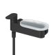 Смеситель для ванны и душа Ravak Chrome II CR X070463 чёрный матовый