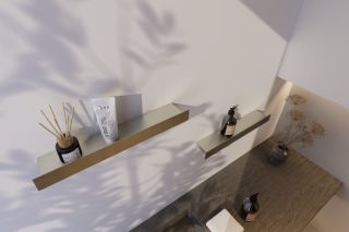 Полка ABBER Nischen AN3010BST сталь брашированная