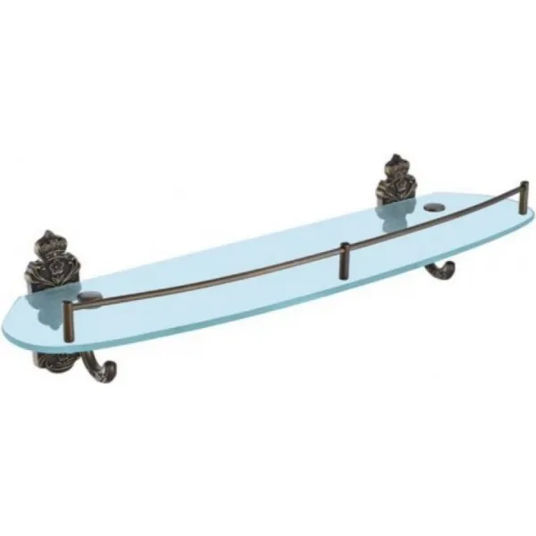 Полка стеклянная Gappo G3607 бронза