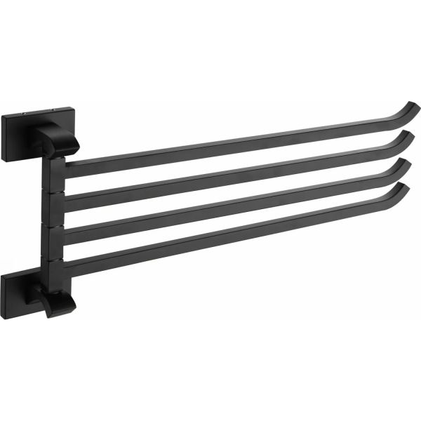 Полотенцедержатель двойной Gappo G0714-6 чёрный