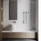 Полотенцесушитель электрический ABBER Charme AH4002 34x80 см хром