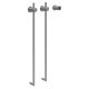 Полотенцесушитель электрический ABBER Charme AH4002BST 34x80 см сталь брашированная