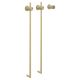 Полотенцесушитель электрический ABBER Charme AH4002G золото матовое