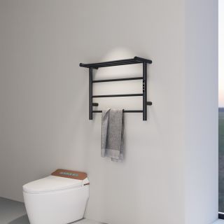 Полотенцесушитель электрический ABBER Standard AH4614MB 50x60 см чёрный матовый
