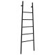 Полотенцесушитель электрический ABBER Treppe AH4705MB чёрный матовый