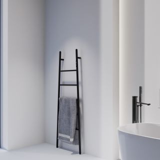 Полотенцесушитель электрический ABBER Treppe AH4705MB чёрный матовый