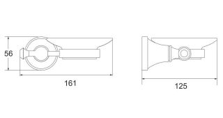 Мыльница Rose RG1903E золото Мыльница Rose RG1903E золото