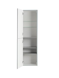 Шкаф подвесной Cezares Эко (Eco) ECO-CER-N-1500-2A-SC-GAO-P 40 см серо-голубой матовый