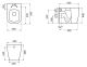 Унитаз приставной BelBagno белый Prado BB10150CB Унитаз приставной BelBagno белый Prado BB10150CB