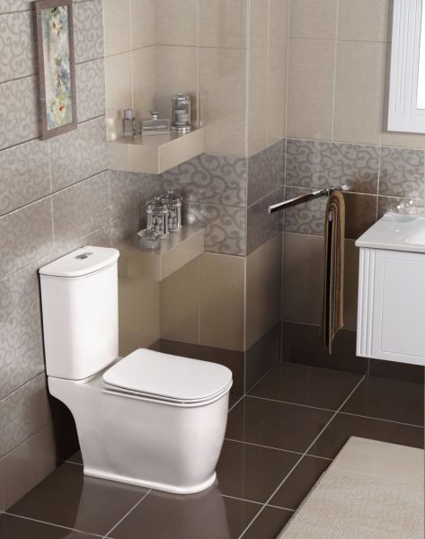 Унитаз-компакт BelBagno напольный белый Prado BB10150CP
