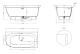 Ванна из искусственного камня Salini Sofia Corner R S-Stone 102524MRF 170x85см RAL полностью