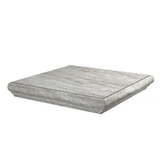 SG158700N/GR Ступень фронтальная Терраса серый противоскользящий 40,2х30х8