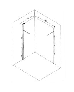 Душевой уголок Ceruttispa Premiata120-8 (120x90см)