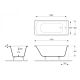 Ванна чугунная Delice Prestige DLR230615R-AS 170х80 с отверстиями под ручки и антискользящим покрытием