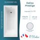 Ванна чугунная Delice Prestige DLR230611-AS 175x75 с антискользящим покрытием Ванна чугунная Delice Prestige DLR230611-AS 175x75 с антискользящим покрытием