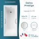 Ванна чугунная Delice Prestige DLR230601R 180х75 с отверстиями под ручки Ванна чугунная Delice Prestige DLR230601R 180х75 с отверстиями под ручки