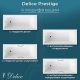 Ванна чугунная Delice Prestige DLR230615-AS 170х80 с антискользящим покрытием