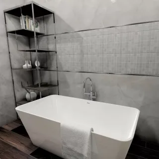 Керамогранит Absolut Gres PRO 1018G Armani Gris 120x60см полированный