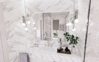 Керамогранит Absolut Gres PRO 1061G White Statuario 60x60см полированный