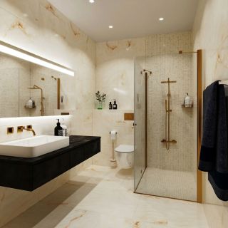 Керамогранит Absolut Gres PRO 1146G Natural Beige 120x60см полированный