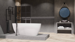 Керамогранит Absolut Gres Etemum Dark PRO 1215M Matt 120x60 см