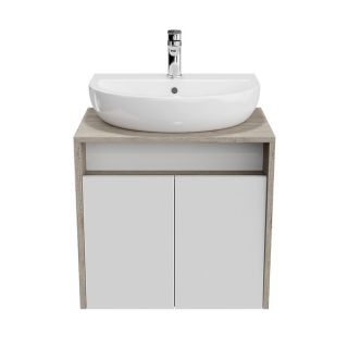 Тумба под раковину Kerama Marazzi Pro PRO.60.2\WHT 60 см белый/дуб Орегон Тумба под раковину Kerama Marazzi Pro PRO.60.2\WHT 60 см белый/дуб Орегон
