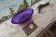 Прозрачная ванна ABBER Kristall AT9702Amethyst из полиэфирной смолы 180x85см фиолетовый