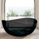 Прозрачная ванна ABBER Kristall AT9705Onyx 150x150 см чёрный