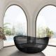Прозрачная ванна ABBER Kristall AT9705Onyx 150x150 см чёрный