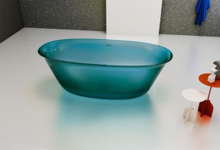 Прозрачная ванна ABBER Kristall AT9707Aquamarin из полиэфирной смолы 170x75см бирюзовый Прозрачная ванна ABBER Kristall AT9707Aquamarin из полиэфирной смолы 170x75см бирюзовый